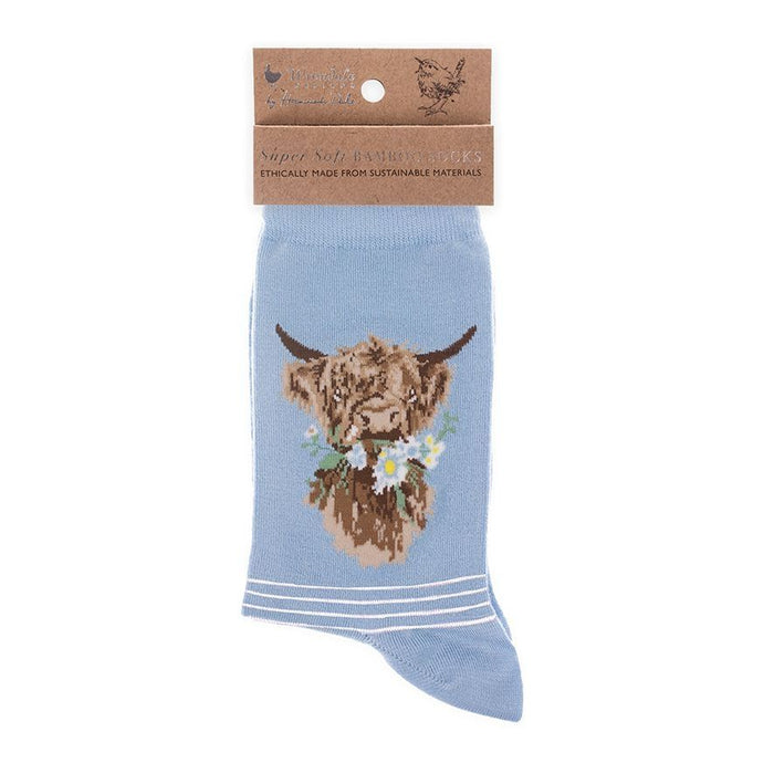 Wrendale Designs Daisy Coo Cow Socks
