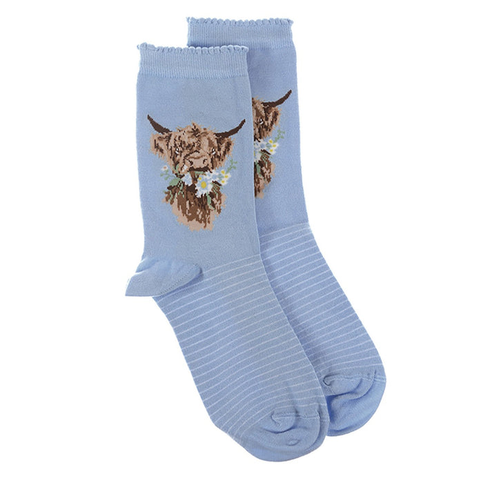 Wrendale Designs Daisy Coo Cow Socks