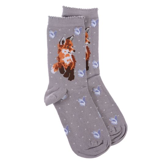 Wrendale Designs 'Born To Be Wild' Fox Socks