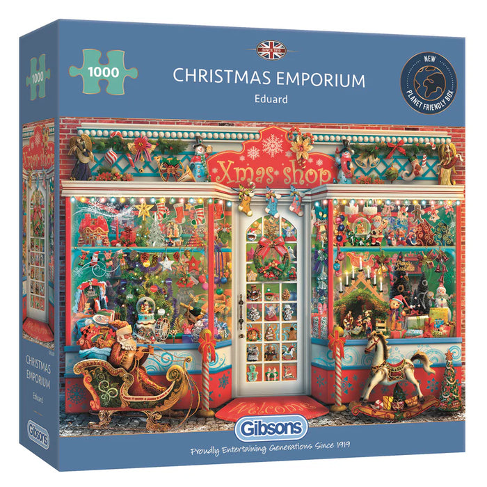 Gibsons Christmas Emporium 1000 Piece Jigsaw Puzzle