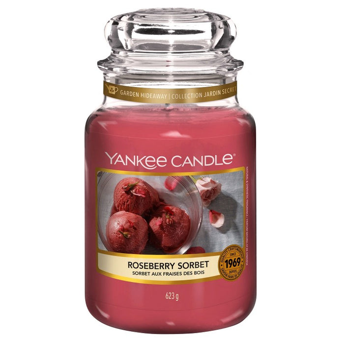 Yankee Candle Roseberry Sorbet Large Jar Candle