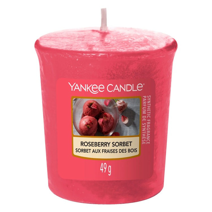 Yankee Candle Roseberry Sorbet Sampler Votive Candle