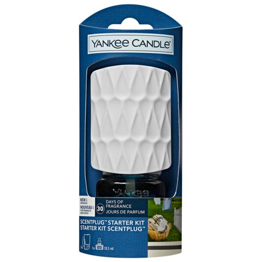 Yankee Candle Scent Plug Starter Kit - Clean Cotton