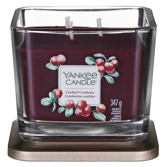 Yankee Candle Candied Cranberry Elevation Medium Jar Candle