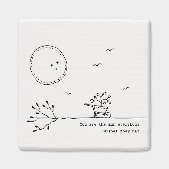 East of India Twig Coaster - You Are The Mum